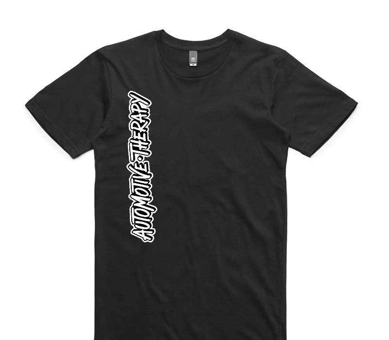 Custom AS Colour 100% Cotton Black T-Shirt