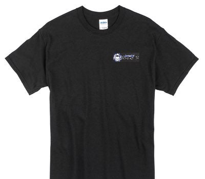 Custom Gildan 100% Cotton Black T-Shirt