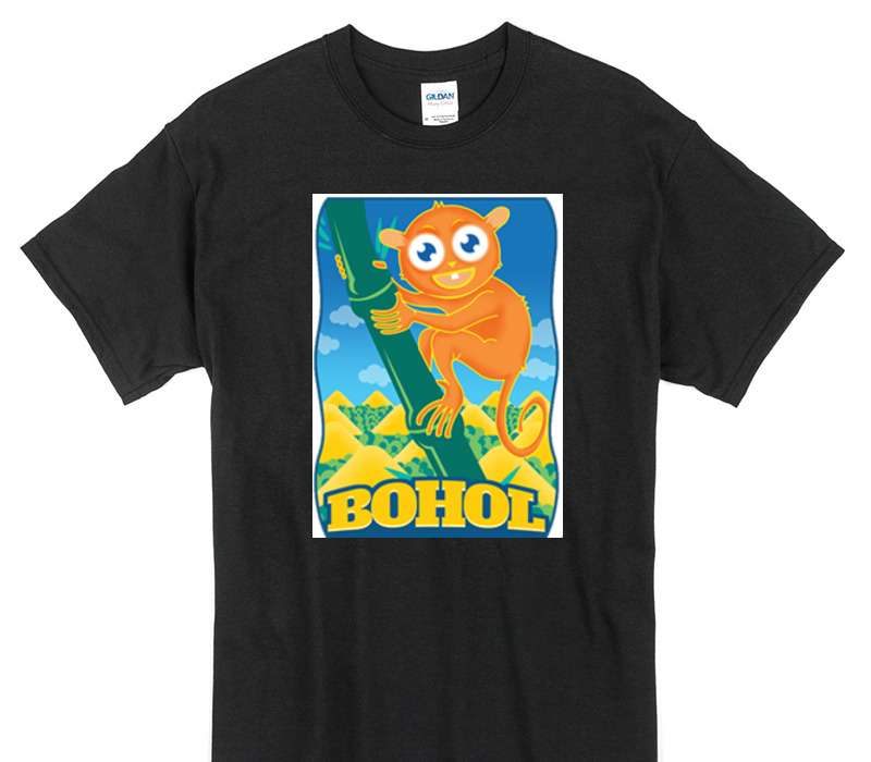 Custom Gildan 100% Cotton Black T-Shirt