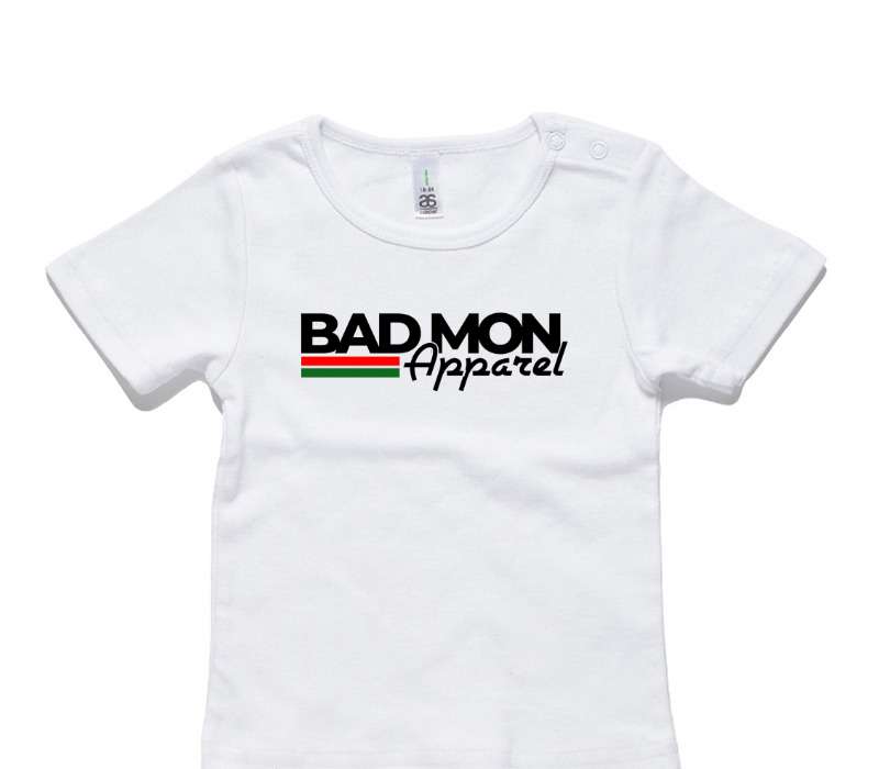 Custom AS Colour White Baby T-Shirt