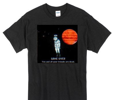 Custom Gildan 100% Cotton Black T-Shirt