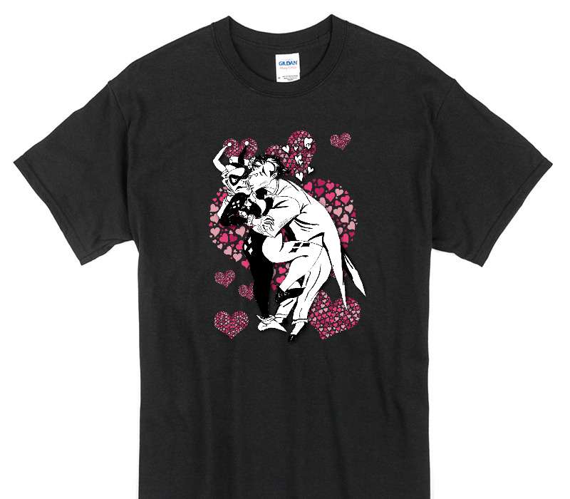 Custom Gildan 100% Cotton Black T-Shirt