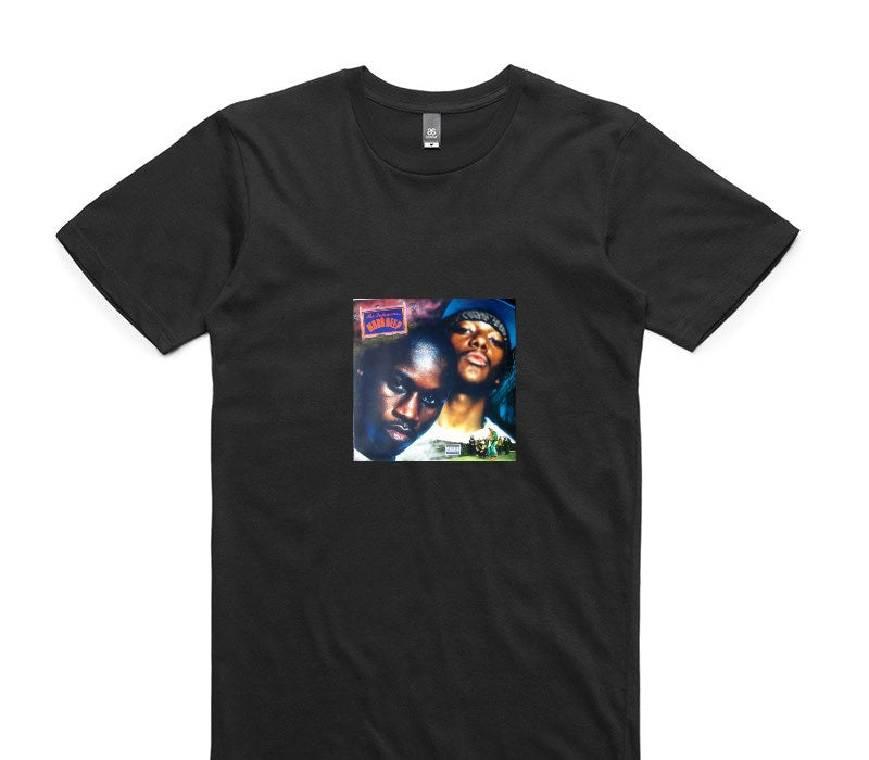 Custom AS Colour 100% Cotton Black T-Shirt