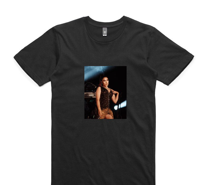 Custom AS Colour 100% Cotton Black T-Shirt