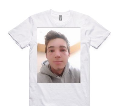 Custom AS Colour 100% Cotton White T-Shirt