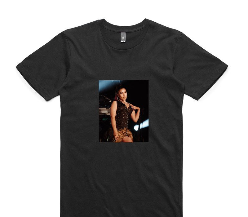 Custom AS Colour 100% Cotton Black T-Shirt