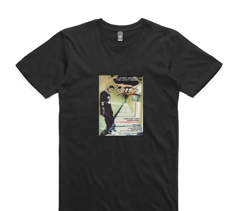 Custom AS Colour 100% Cotton Black T-Shirt