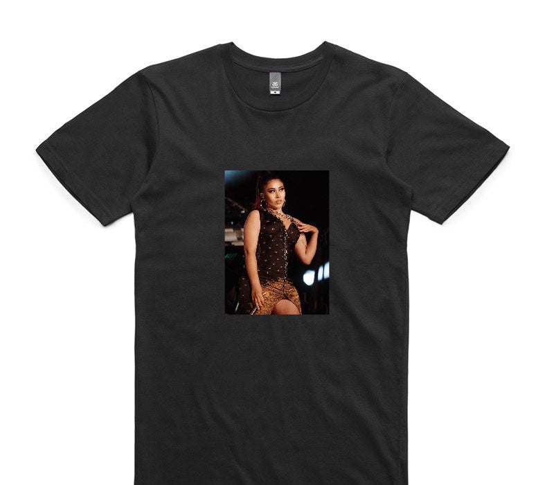 Custom AS Colour 100% Cotton Black T-Shirt