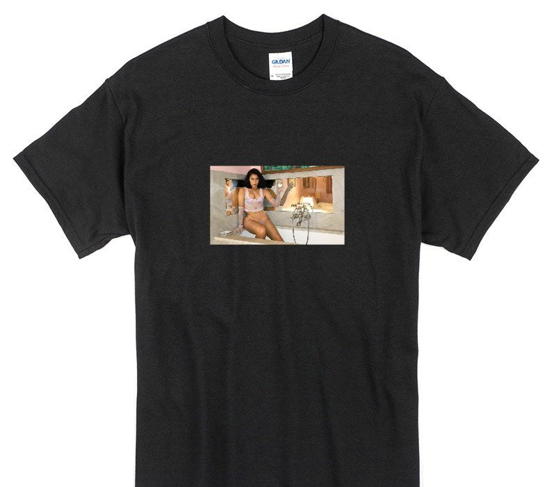 Custom Gildan 100% Cotton Black T-Shirt