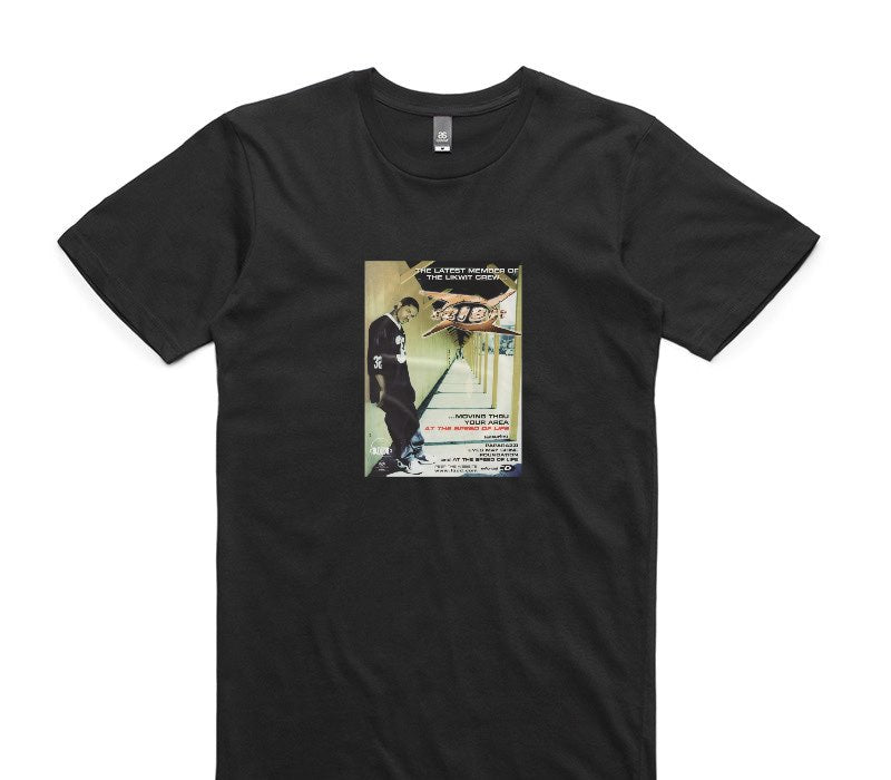 Custom AS Colour 100% Cotton Black T-Shirt