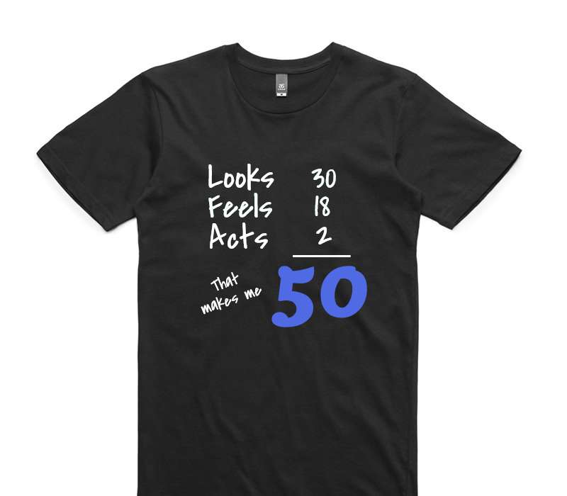 Custom AS Colour 100% Cotton Black T-Shirt
