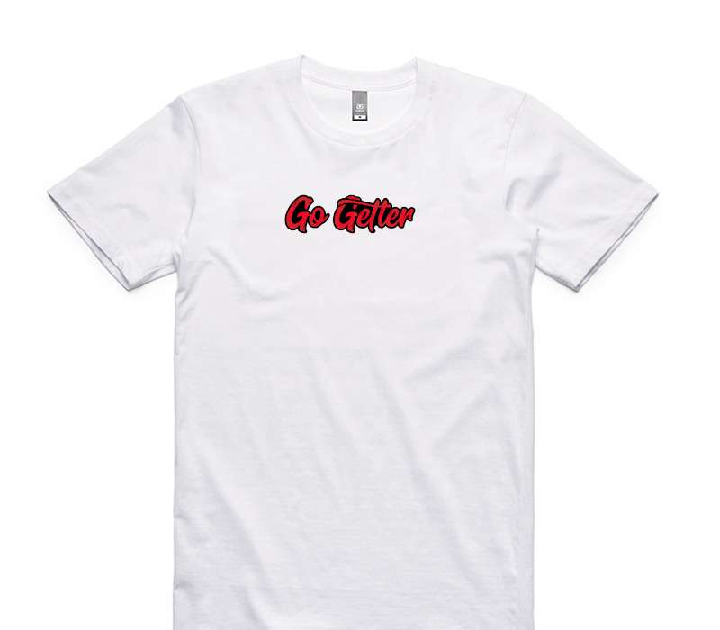 Custom AS Colour 100% Cotton White T-Shirt