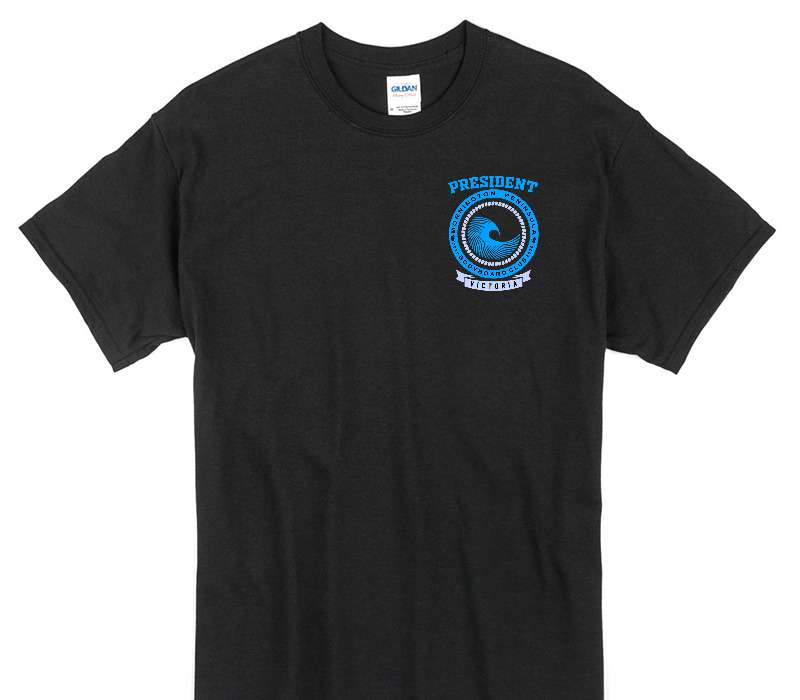 Custom Gildan 100% Cotton Black T-Shirt