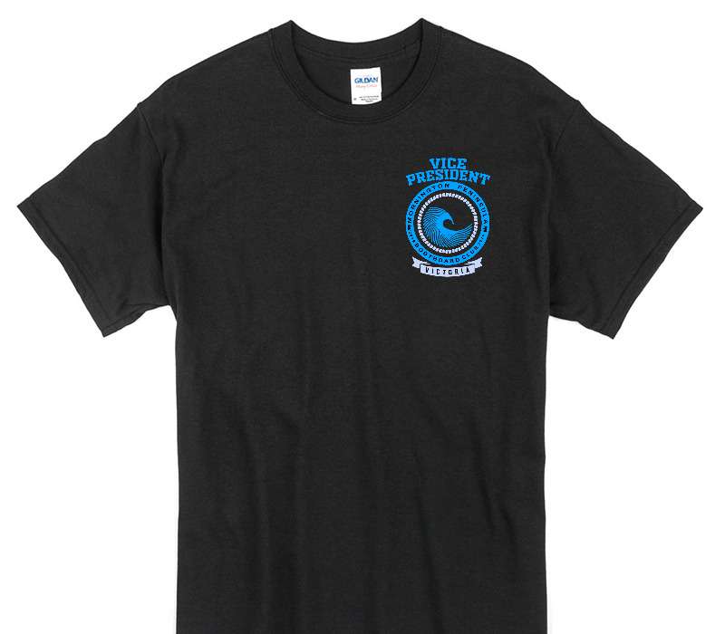 Custom Gildan 100% Cotton Black T-Shirt