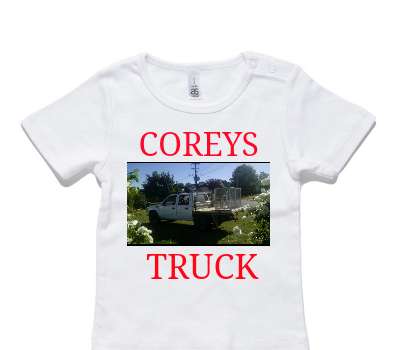 Custom AS Colour White Baby T-Shirt