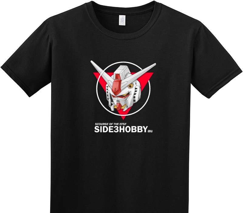 Custom Adult Soft Style 100% Cotton Black T-Shirt