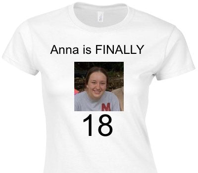 Custom Womens Soft Style 100% Cotton White T-Shirt