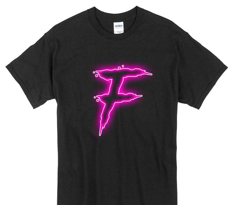 Custom Gildan 100% Cotton Black T-Shirt