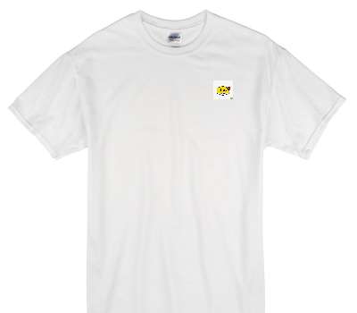 Custom Gildan 100% Cotton White T-Shirt