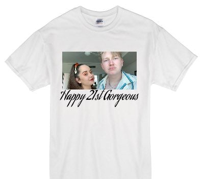 Custom Gildan 100% Cotton White T-Shirt