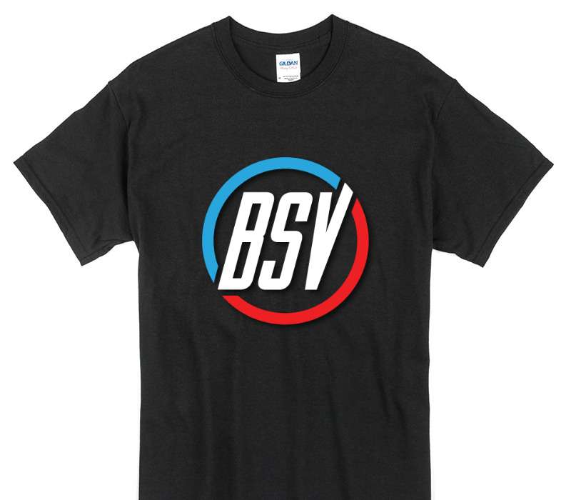 Custom Gildan 100% Cotton Black T-Shirt