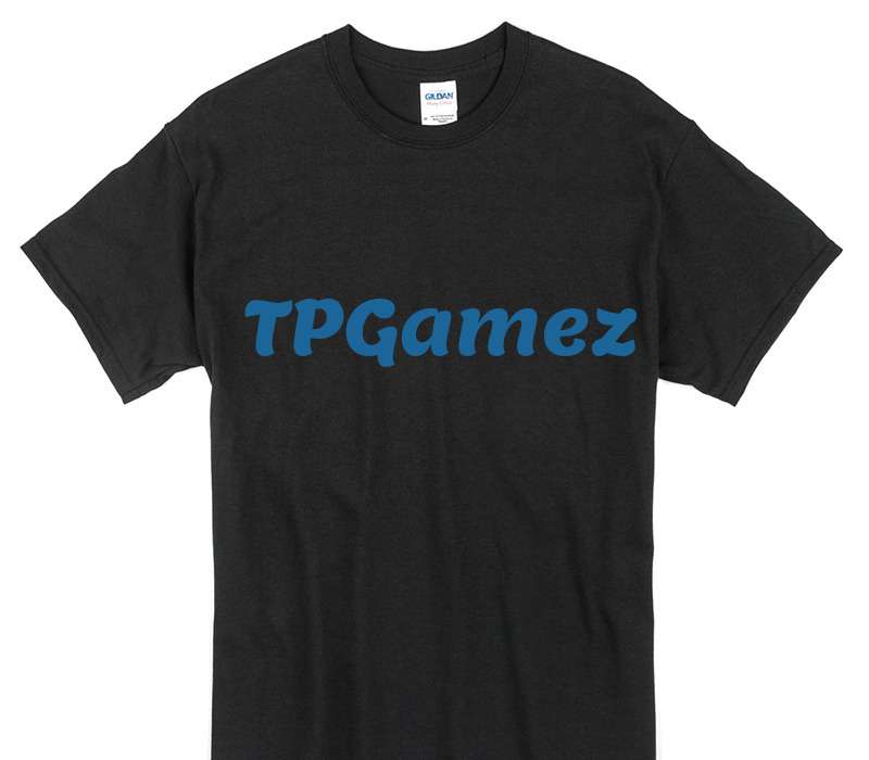 Custom Gildan 100% Cotton Black T-Shirt