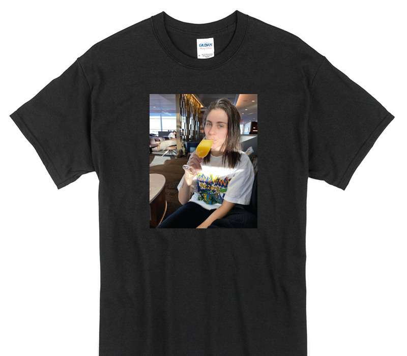 Custom Gildan 100% Cotton Black T-Shirt