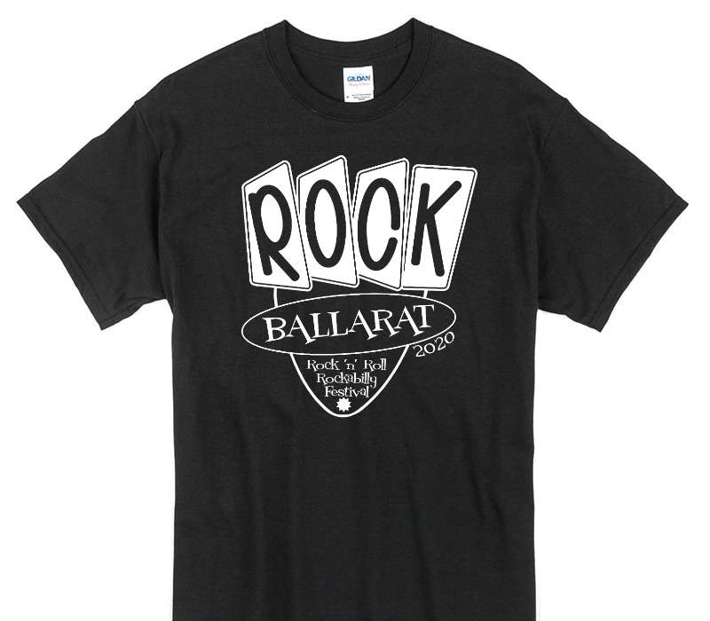 Custom Gildan 100% Cotton Black T-Shirt
