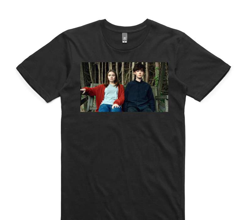 Custom AS Colour 100% Cotton Black T-Shirt