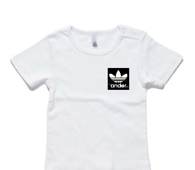 Custom AS Colour White Baby T-Shirt