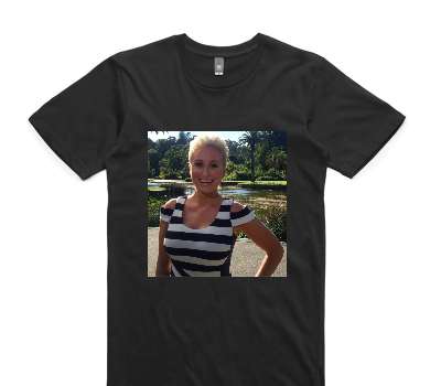 Custom AS Colour 100% Cotton Black T-Shirt