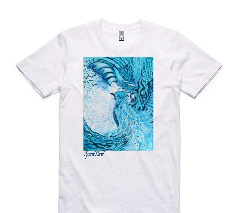 Custom AS Colour 100% Cotton White T-Shirt