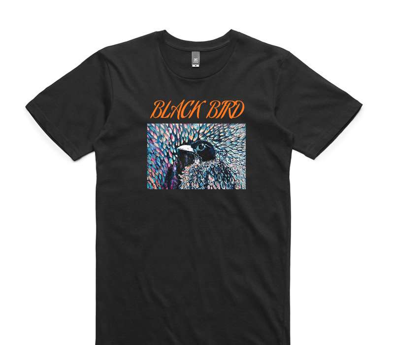 Custom AS Colour 100% Cotton Black T-Shirt