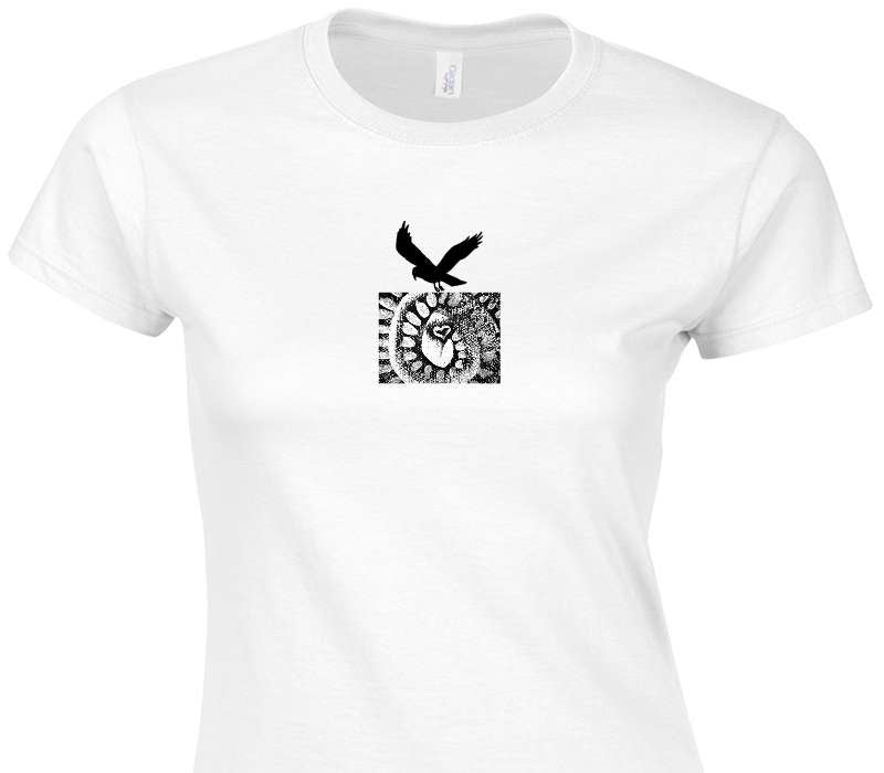 Custom Womens Soft Style 100% Cotton White T-Shirt