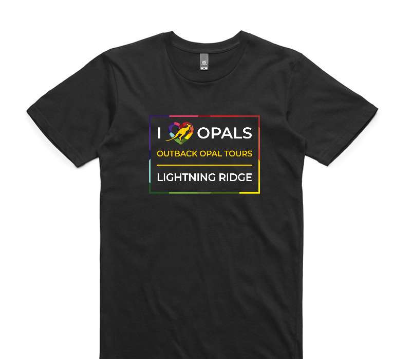 Custom AS Colour 100% Cotton Black T-Shirt