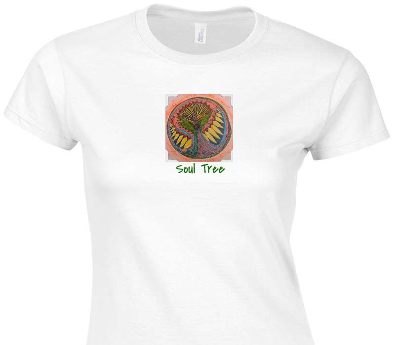 Custom Womens Soft Style 100% Cotton White T-Shirt