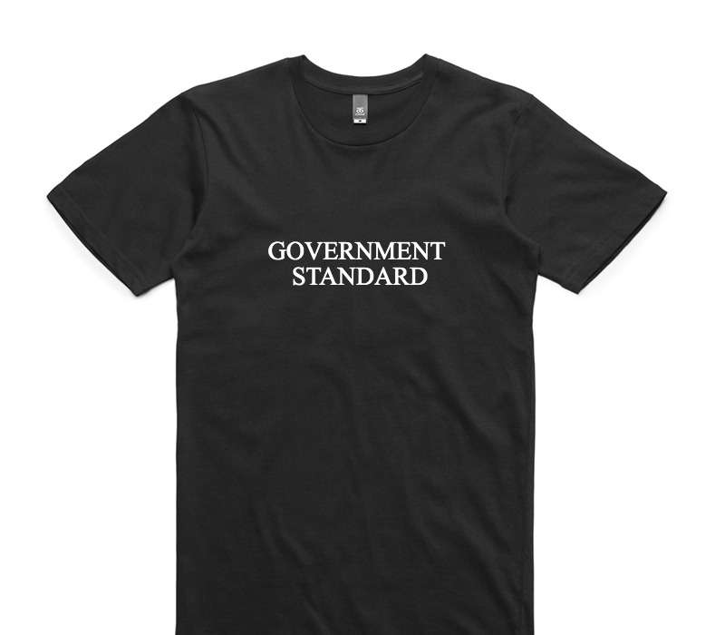 Custom AS Colour 100% Cotton Black T-Shirt