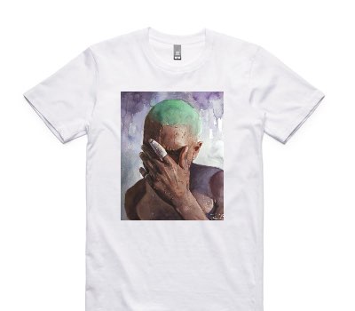 Custom AS Colour 100% Cotton White T-Shirt
