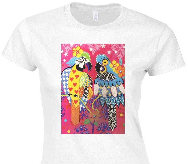 Custom Womens Soft Style 100% Cotton White T-Shirt