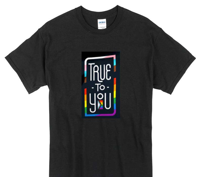 Custom Gildan 100% Cotton Black T-Shirt