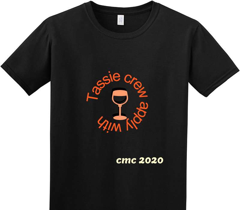 Custom Adult Soft Style 100% Cotton Black T-Shirt