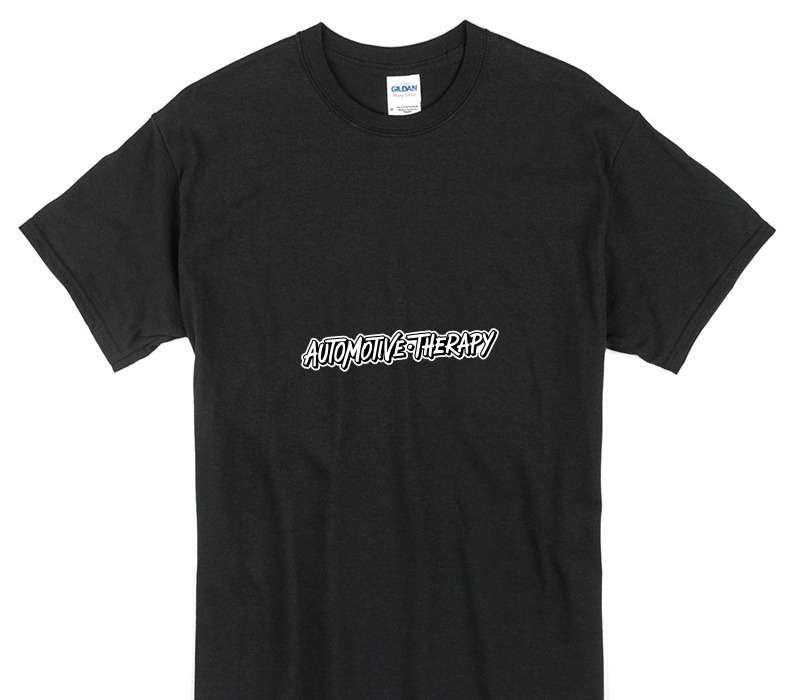 Custom Gildan 100% Cotton Black T-Shirt