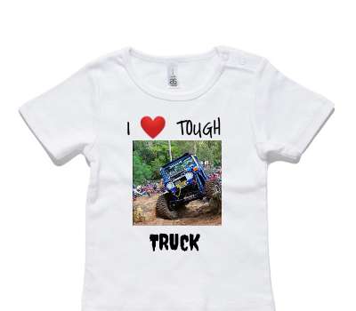Custom AS Colour White Baby T-Shirt