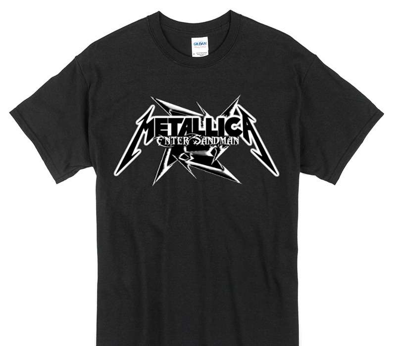 Custom Gildan 100% Cotton Black T-Shirt