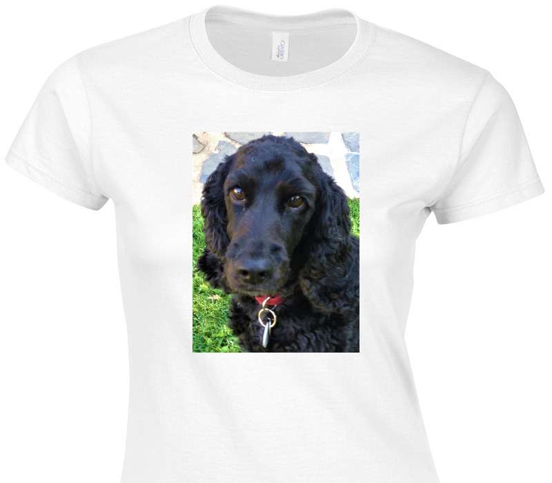 Custom Womens Soft Style 100% Cotton White T-Shirt