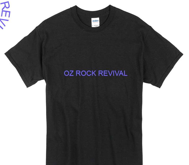 Custom Gildan 100% Cotton Black T-Shirt