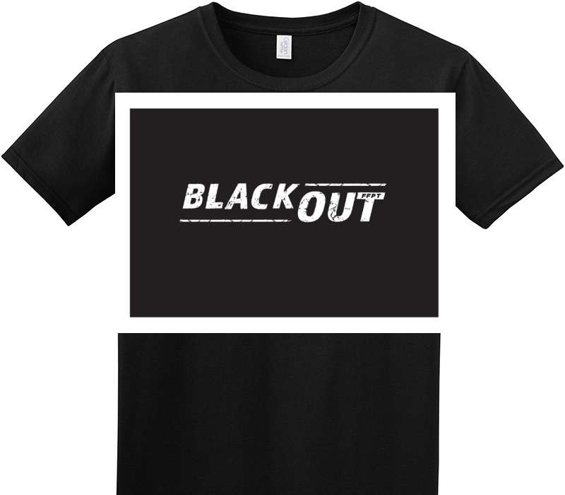 Custom Adult Soft Style 100% Cotton Black T-Shirt