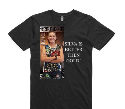 Custom AS Colour 100% Cotton Black T-Shirt