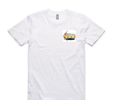 Custom AS Colour 100% Cotton White T-Shirt