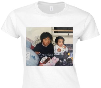 Custom Womens Soft Style 100% Cotton White T-Shirt
